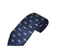 The Tie Studio Polyester Tie - Sharks Basking on Blue Microfibre (1016P)