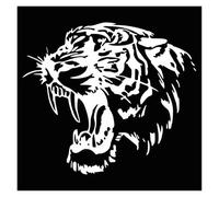 The Tiger Doesn't Freak Out. You Think I'm A Sick Cat. Hood Cars And Motorcycle Side Car Stickers(Silver,50X43.7CM)