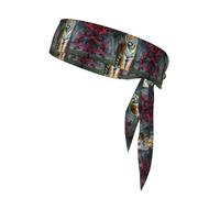 The Tiger, Head Tie, Sports Headband Tie Back, Multi Sweatband for Men Women