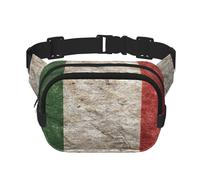 The tiger under the sunset Fanny Pack for Men and Women, Crossbody Bags with Adjustable Strap, Waist Belt Bag for Travel Sports Running, The Old Italian Flag, One Size