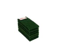 The Tile Doctor Multipurpose Scrub Pad - Ideal for Bathroom, Kitchen & Floor Cleaning - Non-Scratch Dish Sponge & Shower Scrubber - Commercial Grade - (Green - Heavy Duty, 6 Pack)