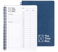 The Time Box Daily Management Notebook - Time Blocking To Do List Planner, Brain Dump Agenda, Blank Hourly Personal Organizer Notepad for Work 140 Undated Pages 7" x 10"