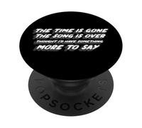 The Time Is Gone The Song Is Over | Dark Side Of Pink PopSockets Adhesive PopGrip