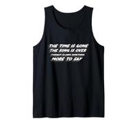 The Time is Gone The Song is Over | Dark Side of Pink Tank Top