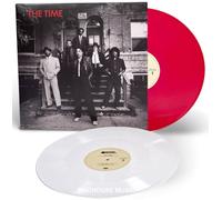 THE TIME LP x 2 The Time Debut REMASTERED Expanded RED + WHITE Vinyl MAILS SAME
