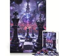 The Time of Chess 1000 Teenager Pieces Jigsaw Puzzle Mind Exercise Toy Bonding Time Precision Cut Art Collection Piece (50x75cm)