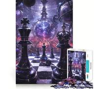The Time of Chess 1000 Teenager Pieces Jigsaw Puzzle Mind Exercise Toy Bonding Time Precision Cut Art Collection Piece (50x75cm)
