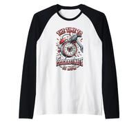 The Time to Procrastinate is Now Funny Later Alarm Clock Raglan Baseball Tee