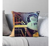 The Time Tunnel Project Complex Square Pillowcase Polyester Linen Velvet Creative Decorative Throw Pillow Case Home Cover