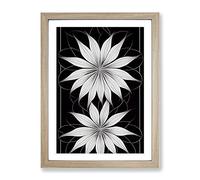 The Timeless Flowers Framed Wall Art Print A2 Oak