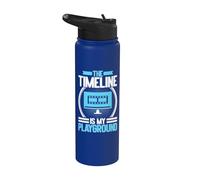 The Timeline is My Playground Video Editor Stainless Steel Insulated Water Bottle
