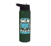 The Timeline is My Playground Video Editor Stainless Steel Insulated Water Bottle