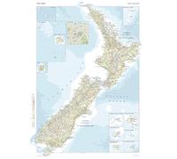 The Times Atlas: New Zealand - 92 x 67 cm Poster
