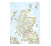 The Times Atlas: The United Kingdom - Scotland - Compact - 56 x 41 cm Poster - Rolled Canvas