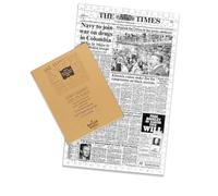 The Times Personalized Jigsaw Puzzles For Adults 400 Pcs - Recreate Historical Front Page News from Your Special Date Into a Personalised Puzzle - Gift for Birthdays & Anniversaries - (18.5x12.5 Inch)