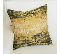 THE-TINOART Luxury Sun Gold Pillow Covers 22x22, Textured Jacquard Woven, Boho Decorative Pillow Covers for Couch Sofa Bed