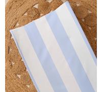 The Tiny Bed Company Anti-Roll Changing Mat - Hamptons (Soft Blue)