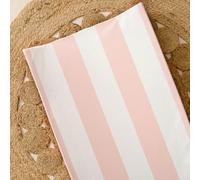 The Tiny Bed Company Anti-Roll Changing Mat - Hamptons (Soft Pink)