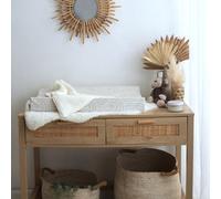 The Tiny Bed Company Anti-Roll Changing Mat - Melbourne (Greige)