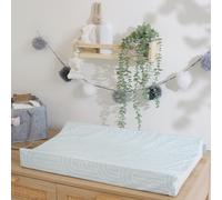 The Tiny Bed Company Anti-Roll Changing Mat - Melbourne (Ocean Blue) in Light Blue The Tiny Bed Company Light Blue