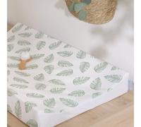 The Tiny Bed Company Anti-Roll Changing Mat - Palm Bay (Lush Green) in Bright Green The Tiny Bed Company Bright Green