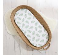 The Tiny Bed Company Basket Changing Mat - Palm Bay (Lush Green)
