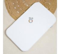 The Tiny Bed Company Coir & 100% Wool Crib Mattress to fit Chicco Next2Me - 83 x 50cm in White The Tiny Bed Company White Crib