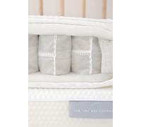 The Tiny Bed Company Luxury Pocket Sprung Cot Bed Mattress (140 x 70cm) in White The Tiny Bed Company White Cot Bed