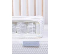 The Tiny Bed Company Luxury Pocket Sprung Cot Mattress (120 x 60cm) in White The Tiny Bed Company White Cot