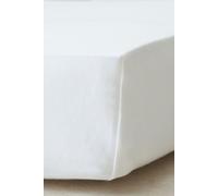 The Tiny Bed Company Premium Cotton Single Bed Fitted Sheet 190 x 90cm in White | Size: Junior The Tiny Bed Company White Junior