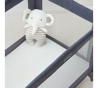 The Tiny Bed Company Premium Organic 100% Cotton Fitted Sheet for Travel Cot - 95 x 65 cm - Fitted Sheet