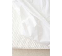 The Tiny Bed Company Waterproof Fitted Mattress Protector for Junior Single Bed - 190 x 90cm in White The Tiny Bed Company White Junior