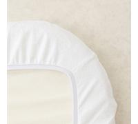 The Tiny Bed Company Waterproof Mattress Protector to fit Maxi Cosi Tori - 81cm x 50cm in White | Size: Crib The Tiny Bed Company White Crib