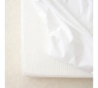 The Tiny Bed Company Waterproof Mattress Protector to fit SnüzPod 4 - 75.5 x 40cm in White | Size: Crib The Tiny Bed Company White Crib