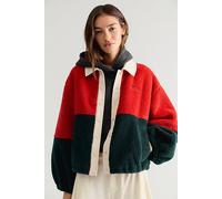 The Tiny Big Sister Sherpa Jacket at Free People in Red, Size: 36 - female