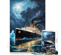 The Titanic Jigsaw Puzzles 1000 Pieces for Adults Think Smart Toy Indoor Play Accurate Cut Lovely Gift (38x52cm)