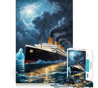 The Titanic Jigsaw Puzzles 1000 Pieces for Adults Think Smart Toy Indoor Play Accurate Cut Lovely Gift (38x52cm)