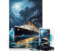 The Titanic Jigsaw Puzzles for Teenagers 1000 Pieces Logic Game Home Pastime Precise Cut Festival Gift (50x75cm)