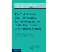 The Toda Lattice and Universality for the Computation of the Eigenvalues of a Random Matrix