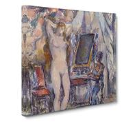 The Toilette by Paul Cezanne Canvas Print | Gallery Wrapped 30mm Frame Wall Art | 20x20 inches | Ready to Hang | Modern Picture | Living Room Bedroom Lounge Office