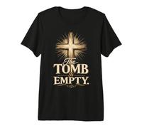 The Tomb is Empty Easter Resurrection Cross Premium T-Shirt