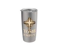 The Tomb is Empty Easter Resurrection Cross Stainless Steel Insulated Tumbler