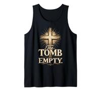 The Tomb is Empty Easter Resurrection Cross Tank Top