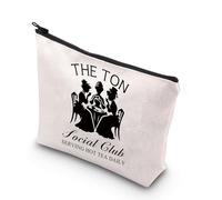 The Ton Social Club Makeup Bag Spill The Tea Gifts Polin Season Gifts Lady Society Paper Gifts Dear Gentle Readers Gifts (The ton UK)