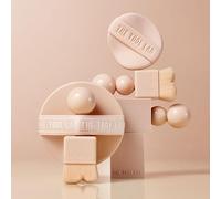 THE TOOL LAB STAMP SKINFIT CUSHION GLOW 23 natural beige + Brush set