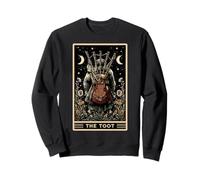 The Toot Bagpipe Bagpiper Bagpipe Player Tarot Card Skeleton Sweatshirt