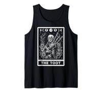 The Toot Bagpipe Bagpiper Bagpipe Player Tarot Card Skeleton Tank Top
