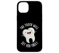 The Tooth Will Set You Free Funny Dental Pun Case for iPhone 14 Plus