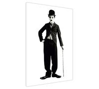 The Topper Charlie Chaplin Iconic Celebrity Wall Art Prints - Stylish Canvas Decor for Office, Bedroom, Home Large (76 x 51 cm - 30" x 20" inch)
