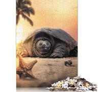 The Tortoise Puzzles 1000 Pieces Wooden Puzzles Puzzle Jigsaws for Adults for Adults& Teens Age 12 Years Up 1000pcs (75x50cm)